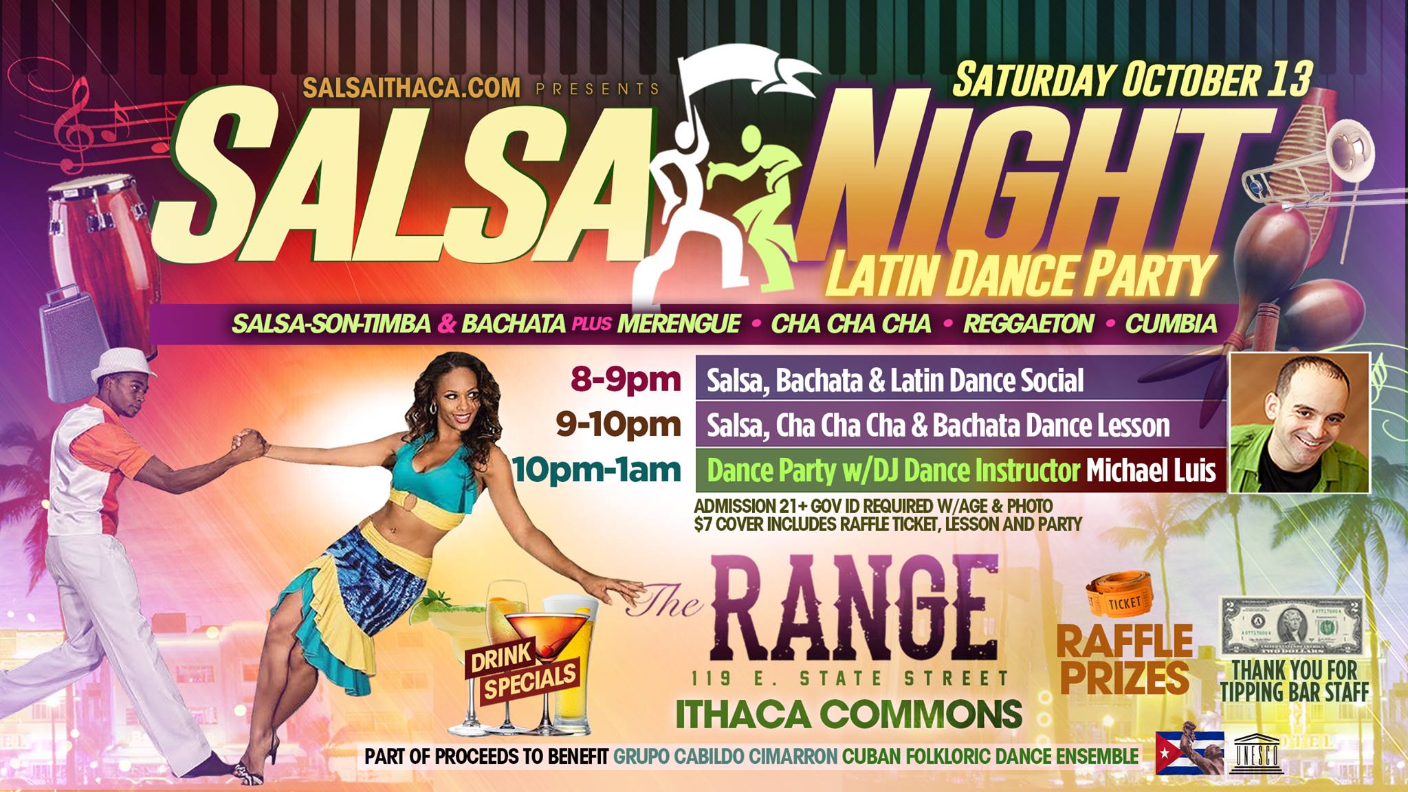 Salsa Night Matinee and Salsa Lesson